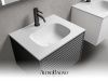Тумба с раковиной Trento 600 Black1
