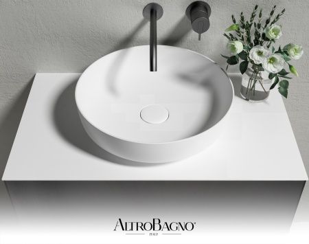 Тумба с раковиной  Calabria 800 Matte black1