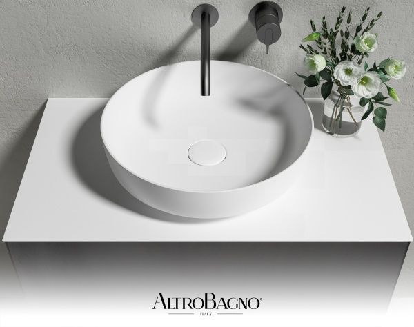 Тумба с раковиной  Calabria 800 Matte black1