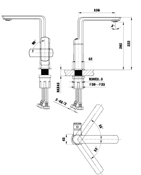 Смеситель для кухни 1842039 MB