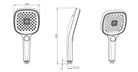 Душевая лейка 60113300 Cr