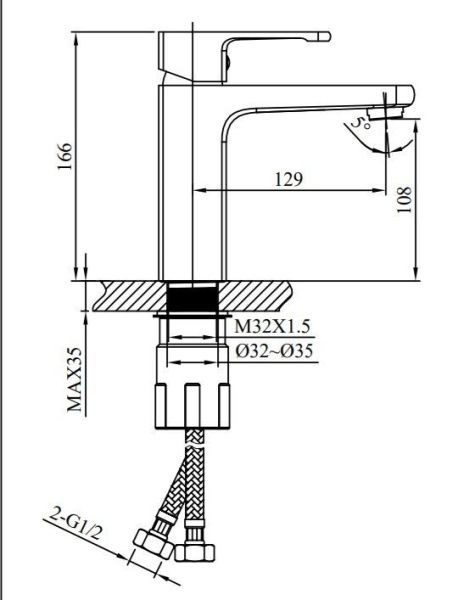 Смеситель для раковины 1144839 MB