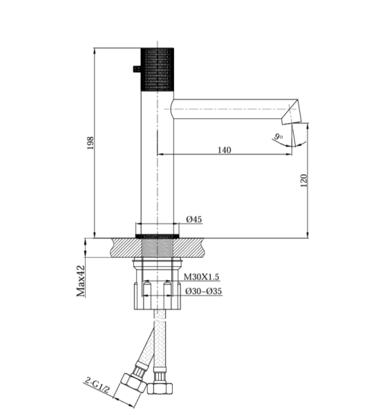 Смеситель для раковины 1104539A MB