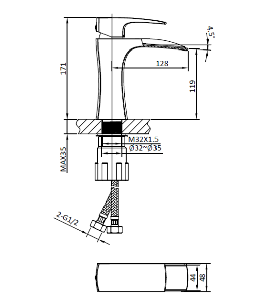 Cascata 01.10 Cr ; 01.11 BiCr